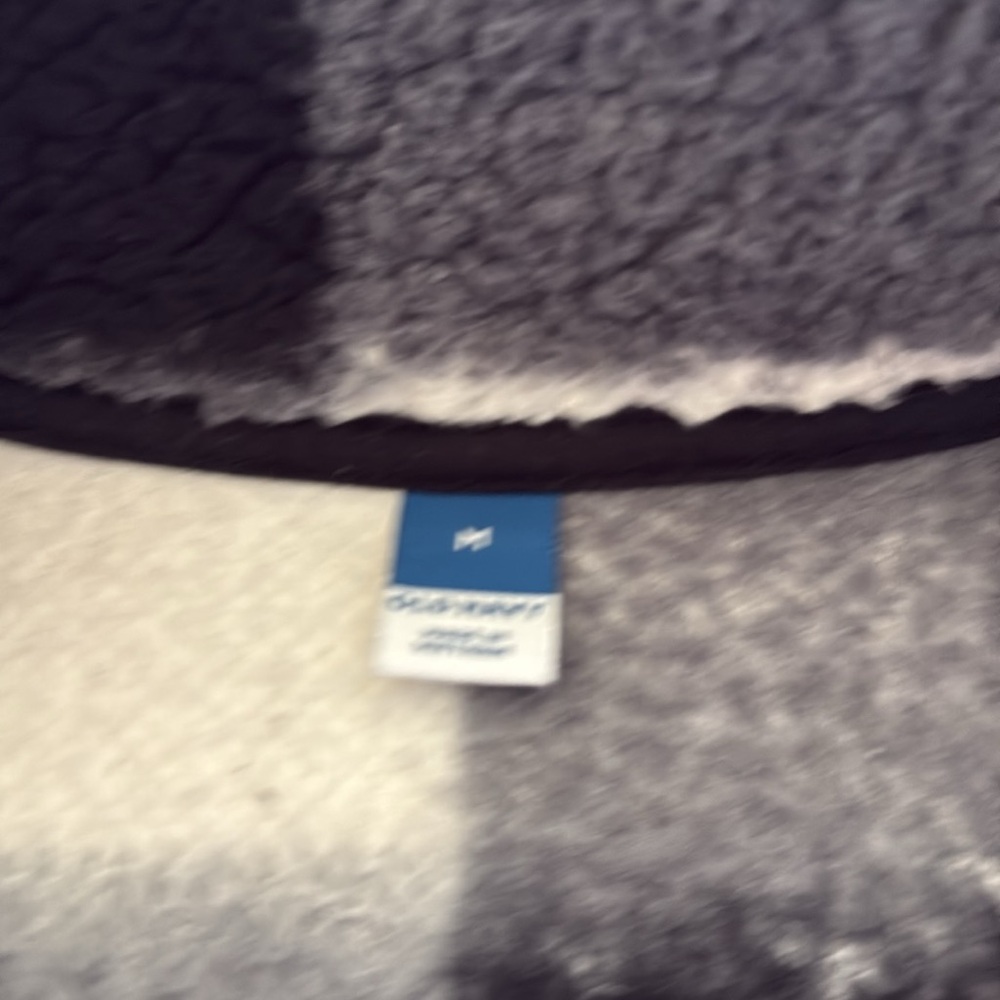 Old Navy Plaid Fleece Jacket - Picture 2 of 4